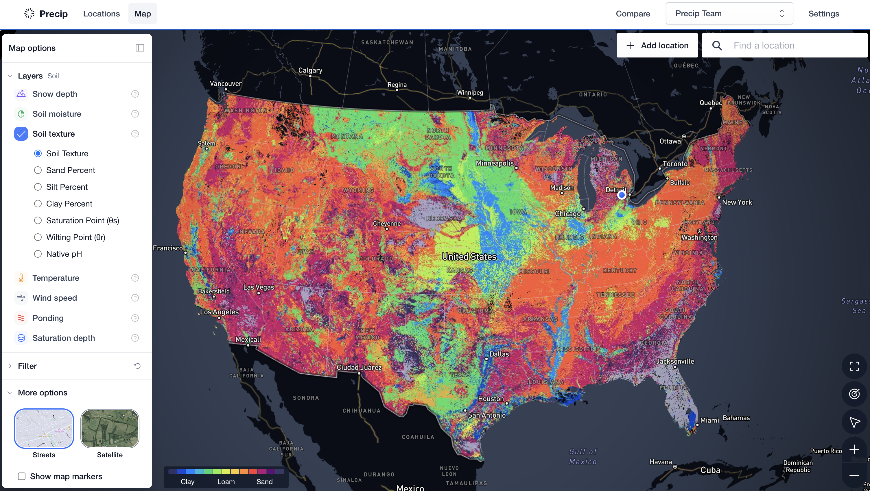 POLARIS high resolution soil data example